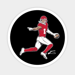 Stefon Diggs Houston Superstar Pose Magnet